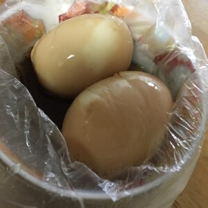 めんつゆで簡単味玉